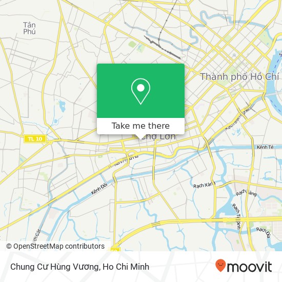 Chung Cư Hùng Vương map