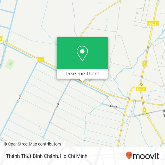 Thánh Thất Bình Chánh map