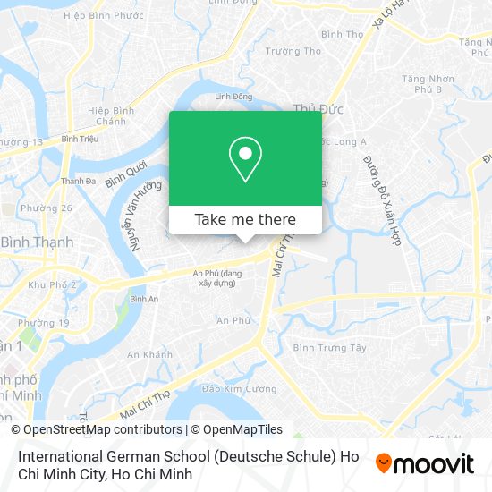 International German School (Deutsche Schule) Ho Chi Minh City map