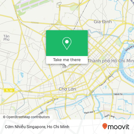 Cơm Nhiều Singapore map