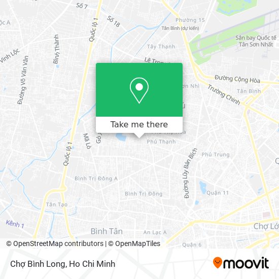 Chợ Bình Long map