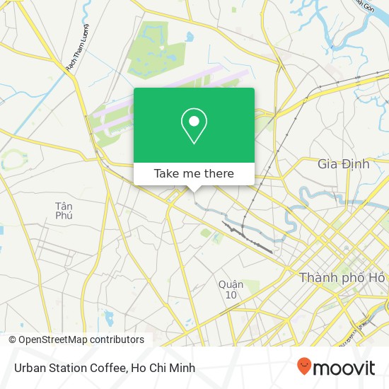 Urban Station Coffee map