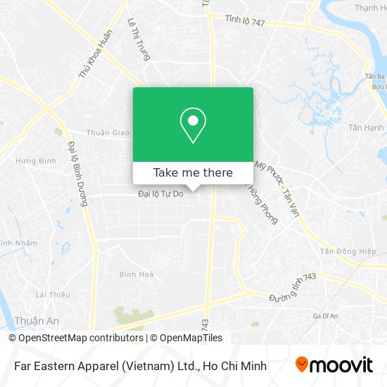 Far Eastern Apparel (Vietnam) Ltd. map