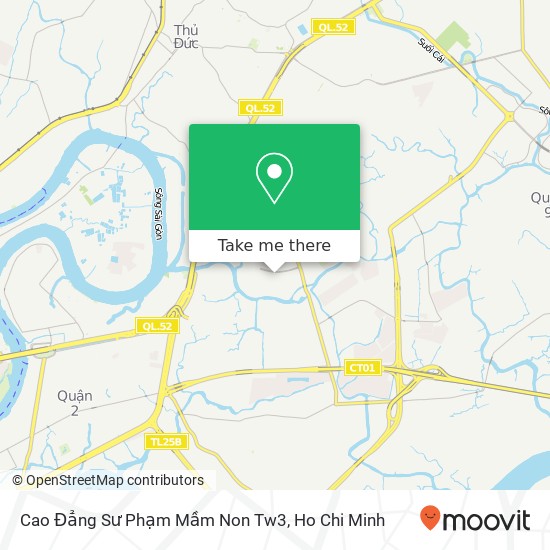 Cao Đẳng Sư Phạm Mầm Non Tw3 map