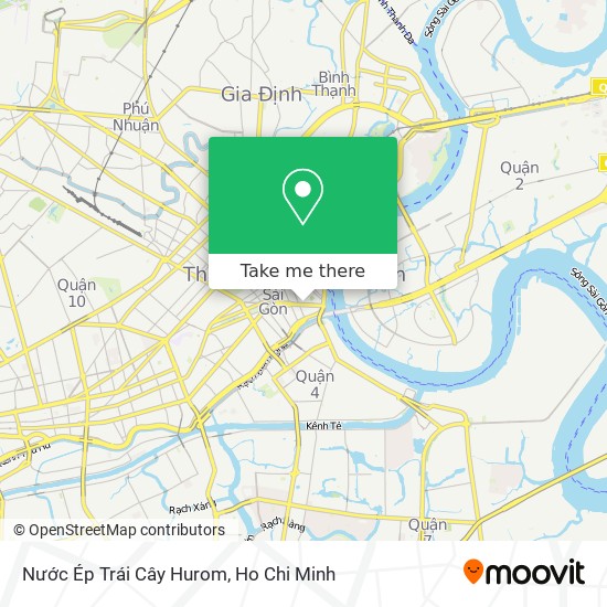 Nước Ép Trái Cây Hurom map