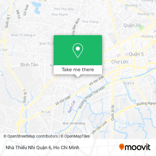 Nhà Thiếu Nhi Quận 6 map