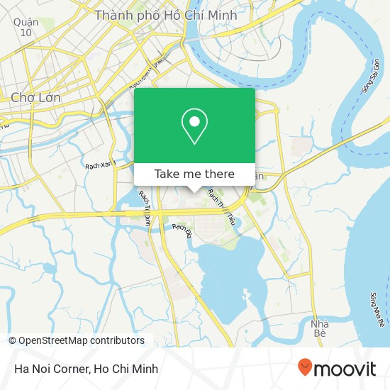 Ha Noi Corner map