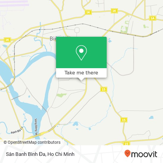 Sân Banh Bình Đa map