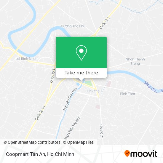 How to get to Coopmart Tân An in Ho Chi Minh by Bus?
