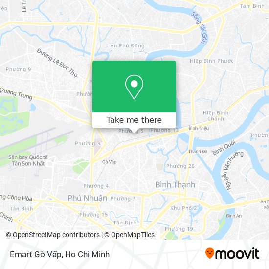 Emart Gò Vấp map