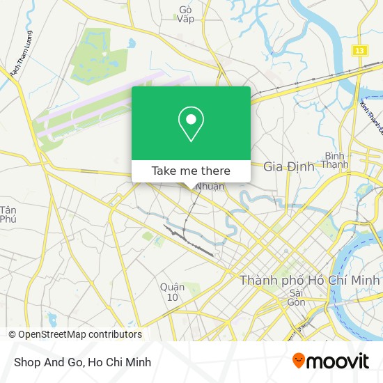 Shop And Go map