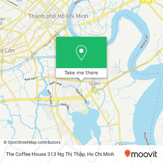 The Coffee House 313 Ng Thị Thập map