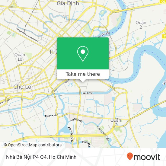 Nhà Bà Nội P4 Q4 map