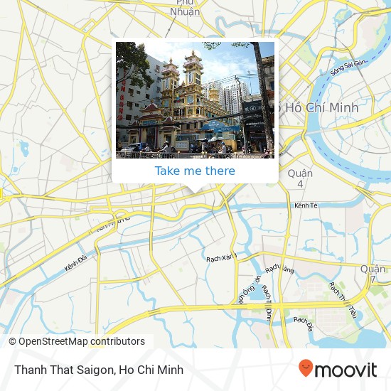 Thanh That Saigon map