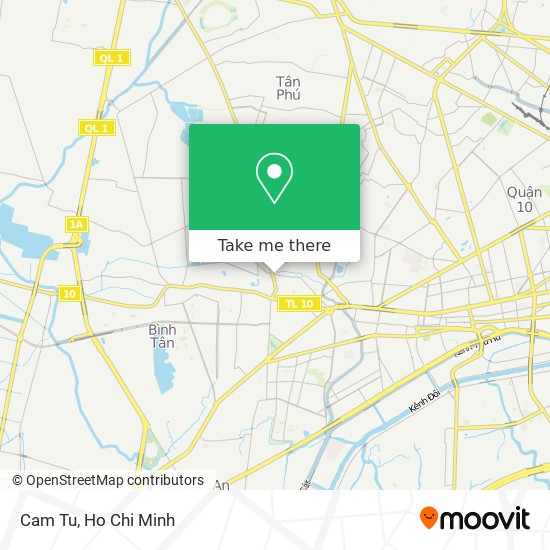 Cam Tu map