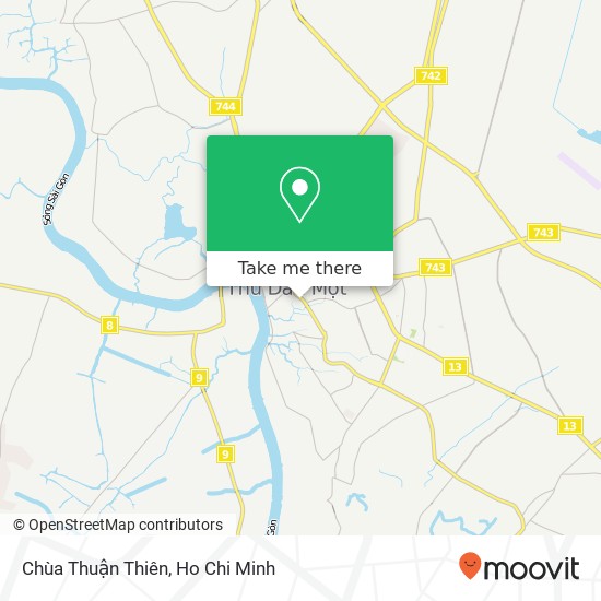 Chùa Thuận Thiên map