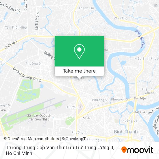 Trường Trung Cấp Văn Thư Lưu Trữ Trung Ương II map