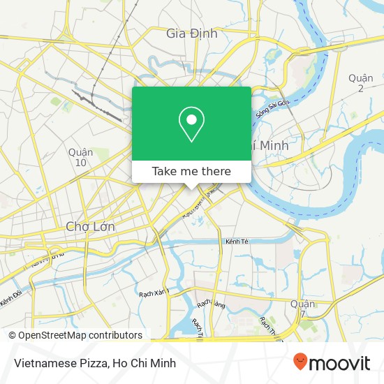 Vietnamese Pizza map