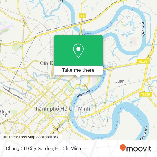 Chung Cư City Garden map