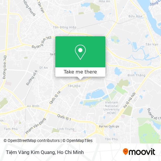 Tiệm Vàng Kim Quang map