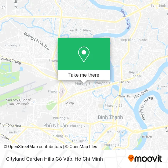 Cityland Garden Hills Gò Vấp map