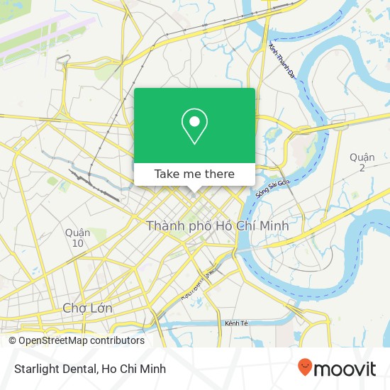 Starlight Dental map