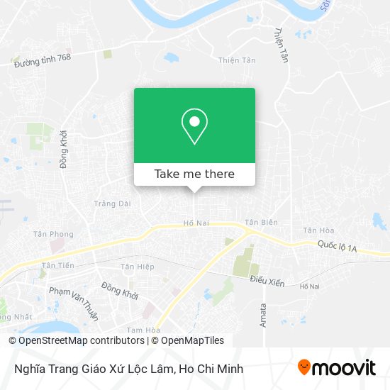 Nghĩa Trang Giáo Xứ Lộc Lâm map
