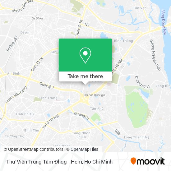 Thư Viện Trung Tâm Đhqg - Hcm map