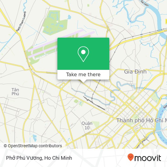 Phở Phú Vương map