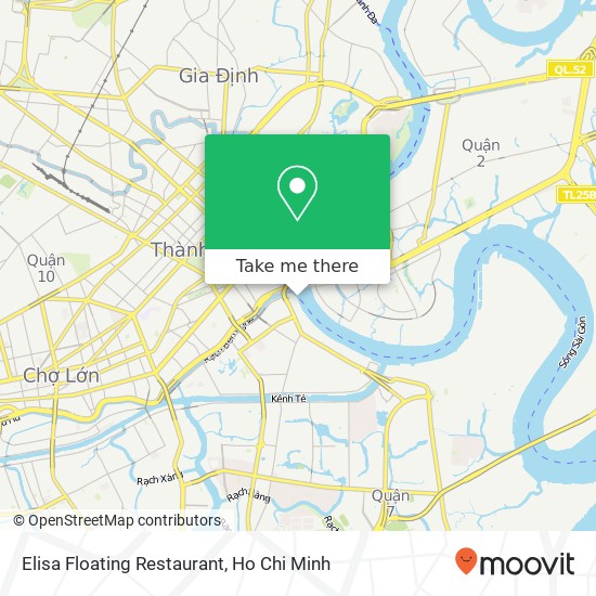 Elisa Floating Restaurant map