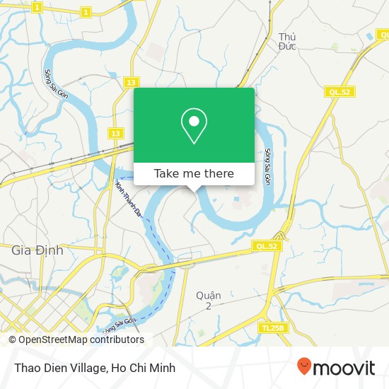 Thao Dien Village map