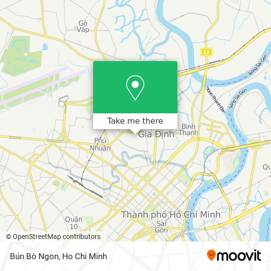 Bún Bò Ngon map