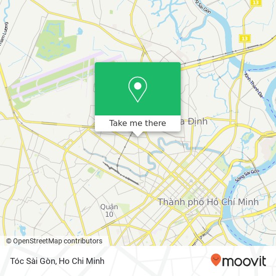 Tóc Sài Gòn map