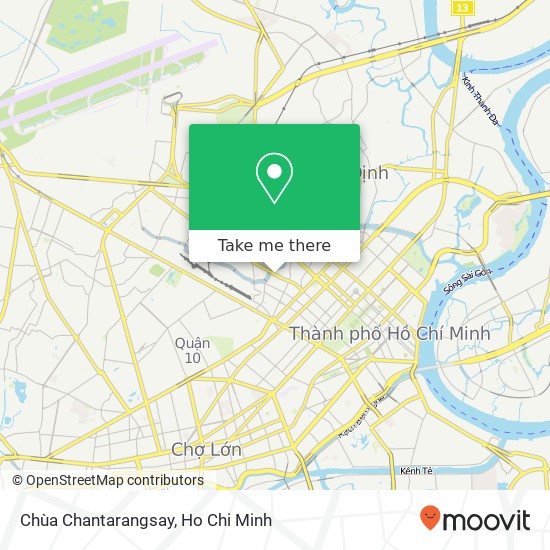 Chùa Chantarangsay map