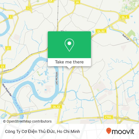 Công Ty Cơ Điện Thủ Đức map