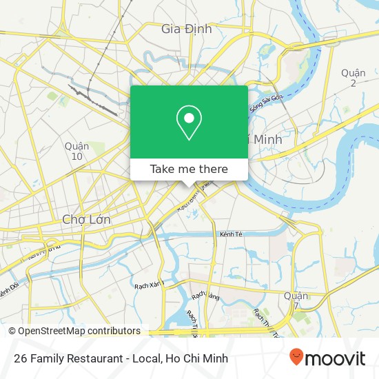 26 Family Restaurant - Local map