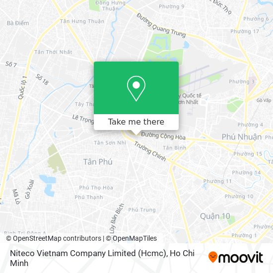 Niteco Vietnam Company Limited (Hcmc) map