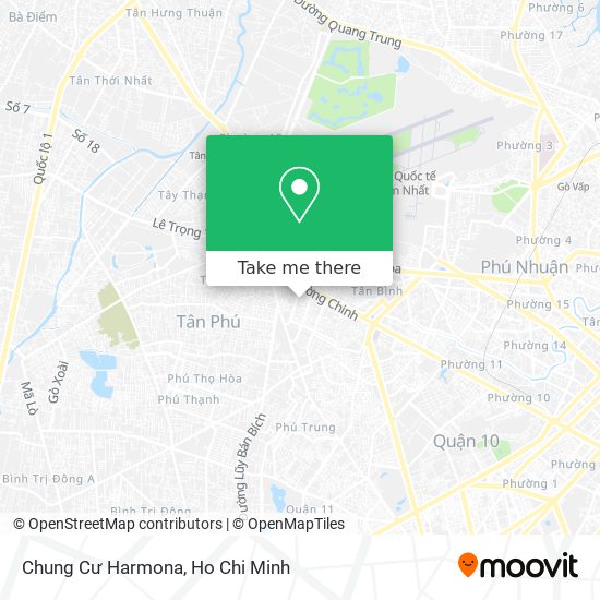 Chung Cư Harmona map