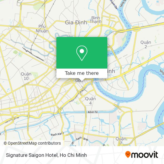 Signature Saigon Hotel map