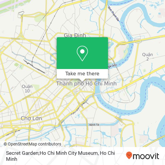 Secret Garden;Ho Chi Minh City Museum map