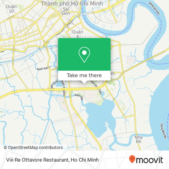 Viii-Re Ottavore Restaurant map