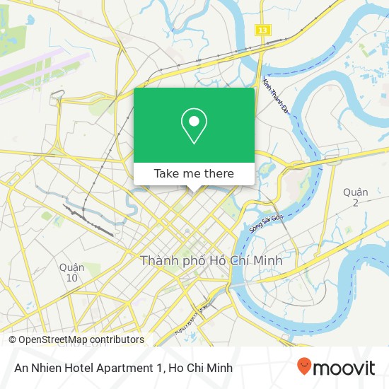 An Nhien Hotel Apartment 1 map