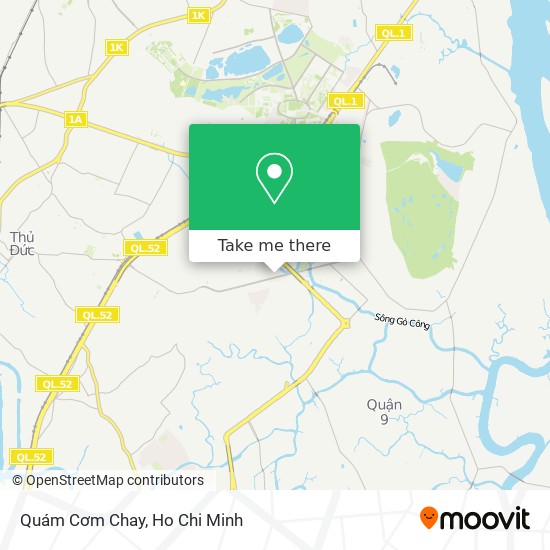 Quám Cơm Chay map