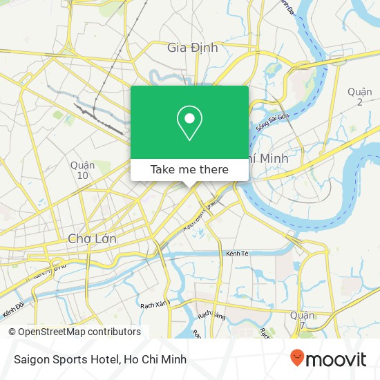 Saigon Sports Hotel map