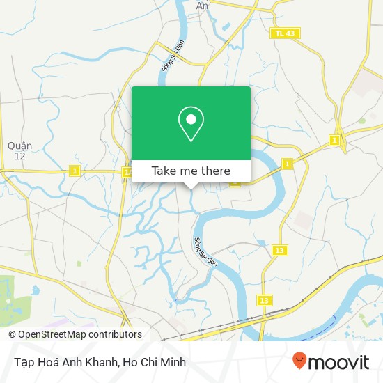 Tạp Hoá Anh Khanh map