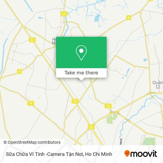 Sữa Chữa VI Tính -Camera Tận Nơi map