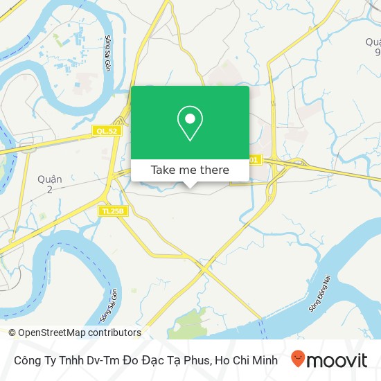 Công Ty Tnhh Dv-Tm Đo Đạc Tạ Phus map