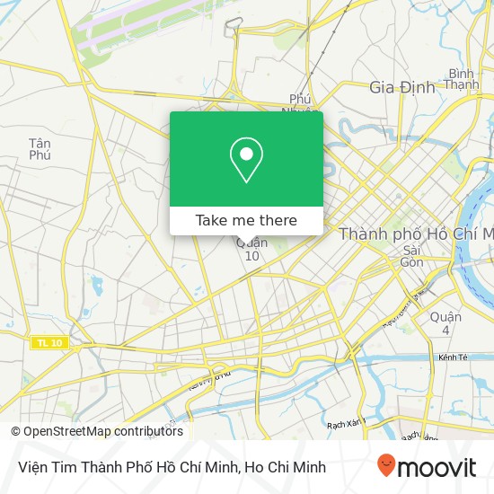 Viện Tim Thành Phố Hồ Chí Minh map