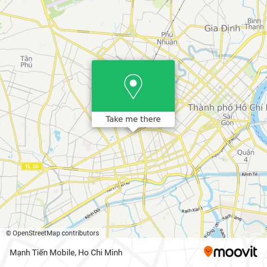 Mạnh Tiến Mobile map