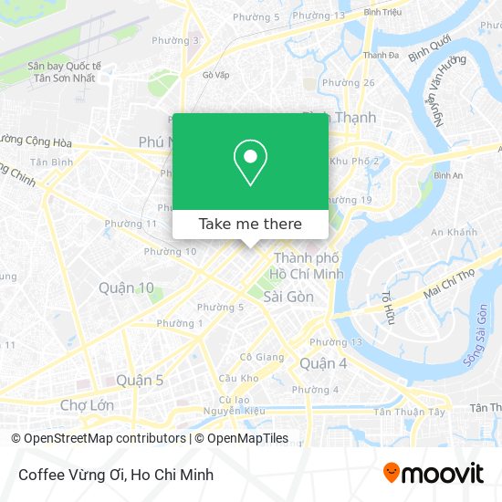 Coffee Vừng Ơi map